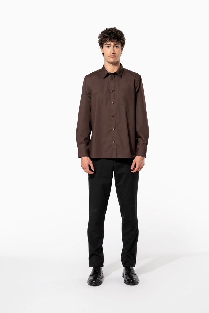 Chemise popeline polycoton entretien facile homme (XS)