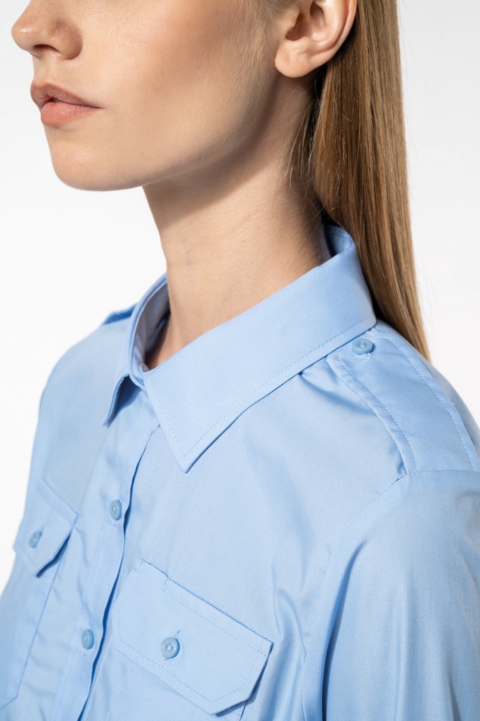 Chemise pilote manches longues femme (S)