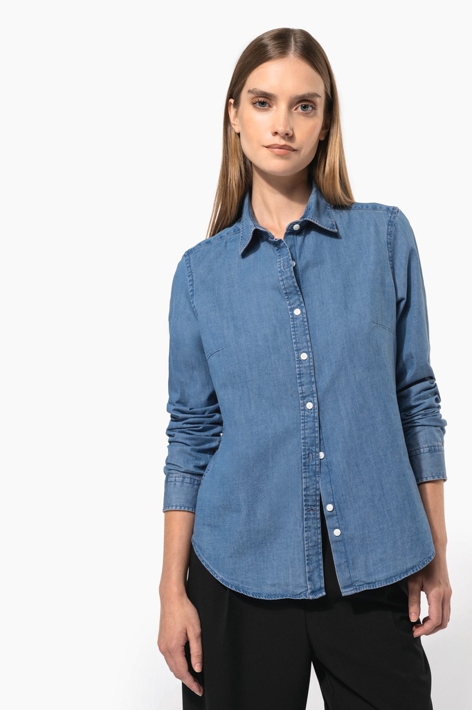 Chemise denim femme (XS)