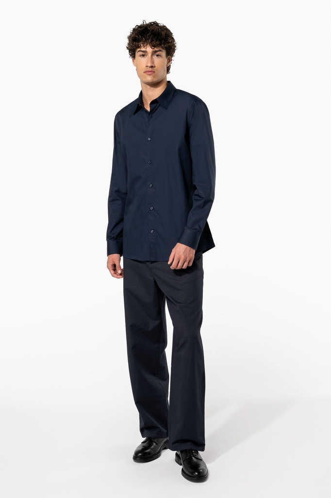 Chemise popeline manches longues homme (XS)