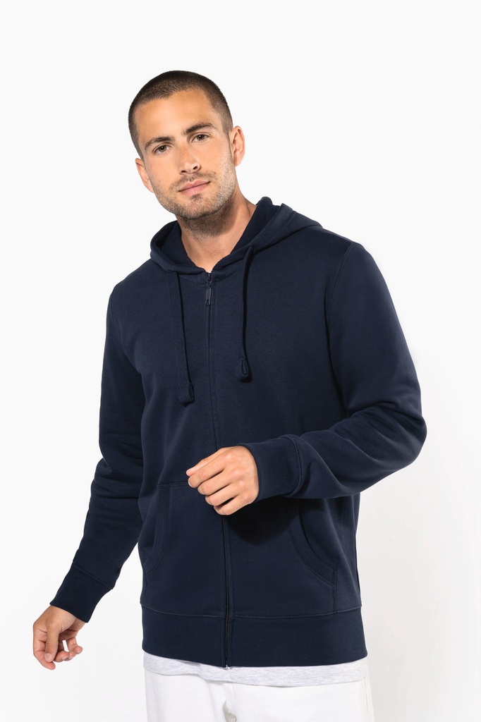 Sweat-shirt zippé capuche homme (XS)