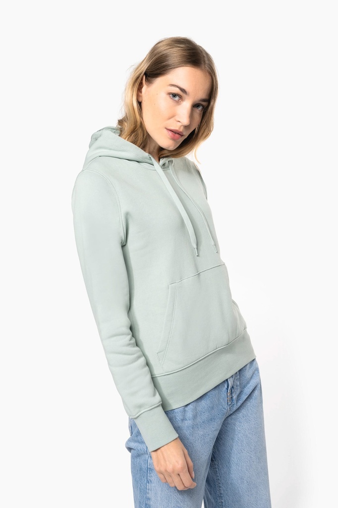 Sweat-shirt écoresponsable à capuche femme (XS)