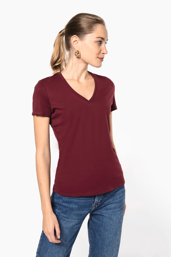 T-shirt BIO150 IC col V femme (XS)