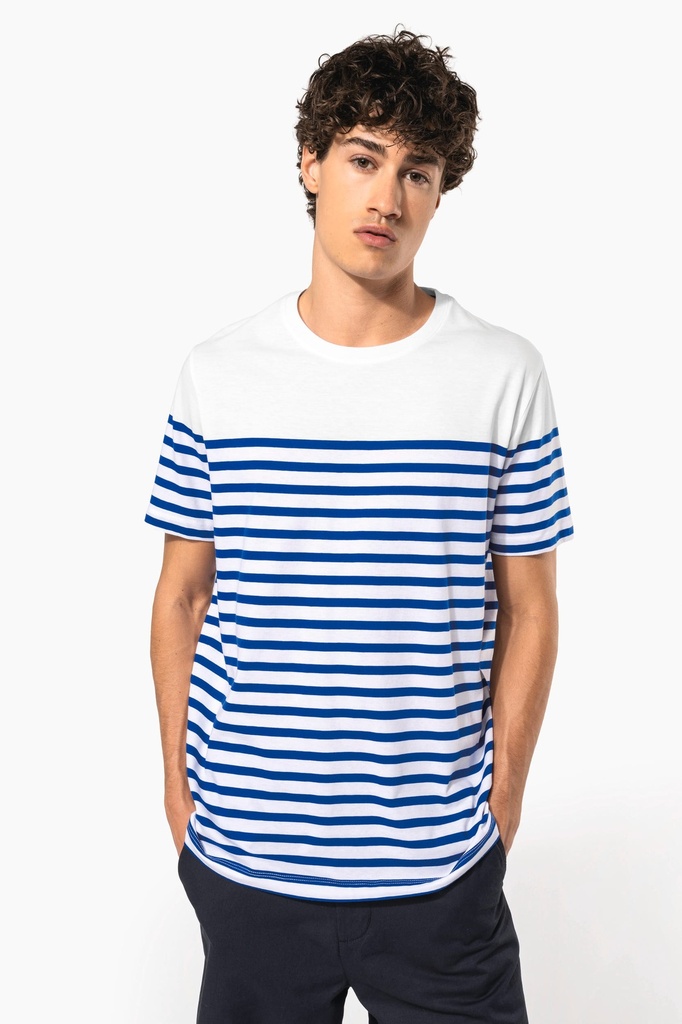 T-shirt marin col rond Bio homme (S)