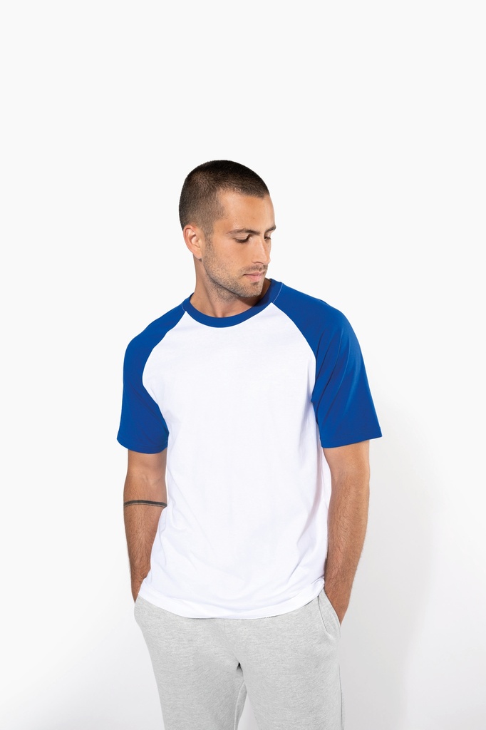 Baseball > T-shirt bicolore manches courtes (XL​)