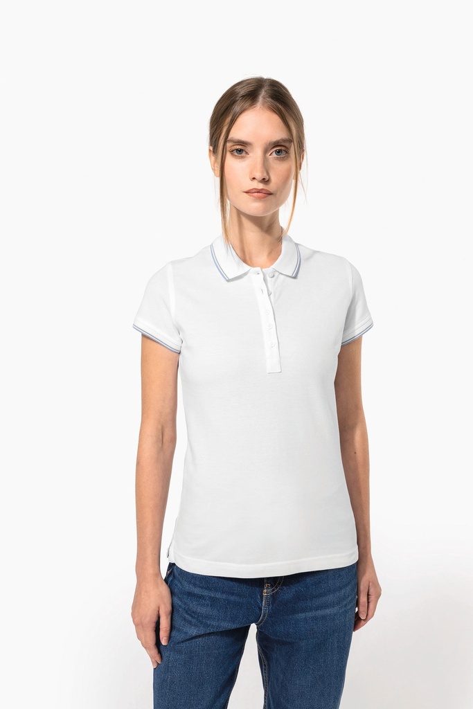 Polo manches courtes femme (XS)