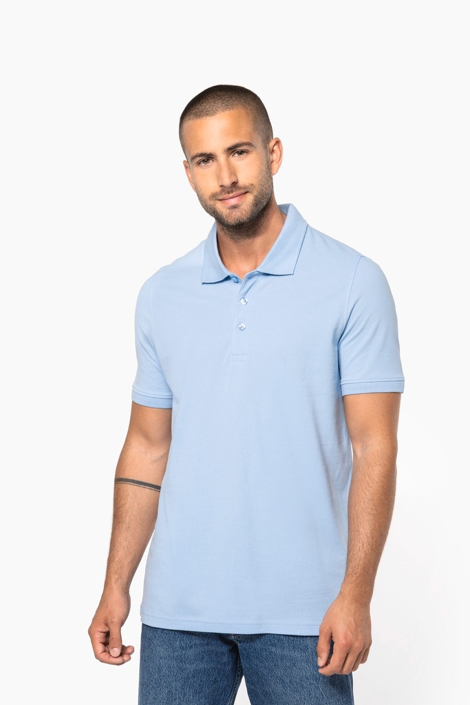 Polo piqué manches courtes homme (S)