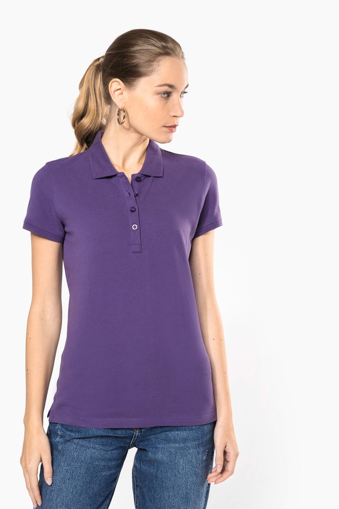 Polo piqué manches courtes femme (XS)