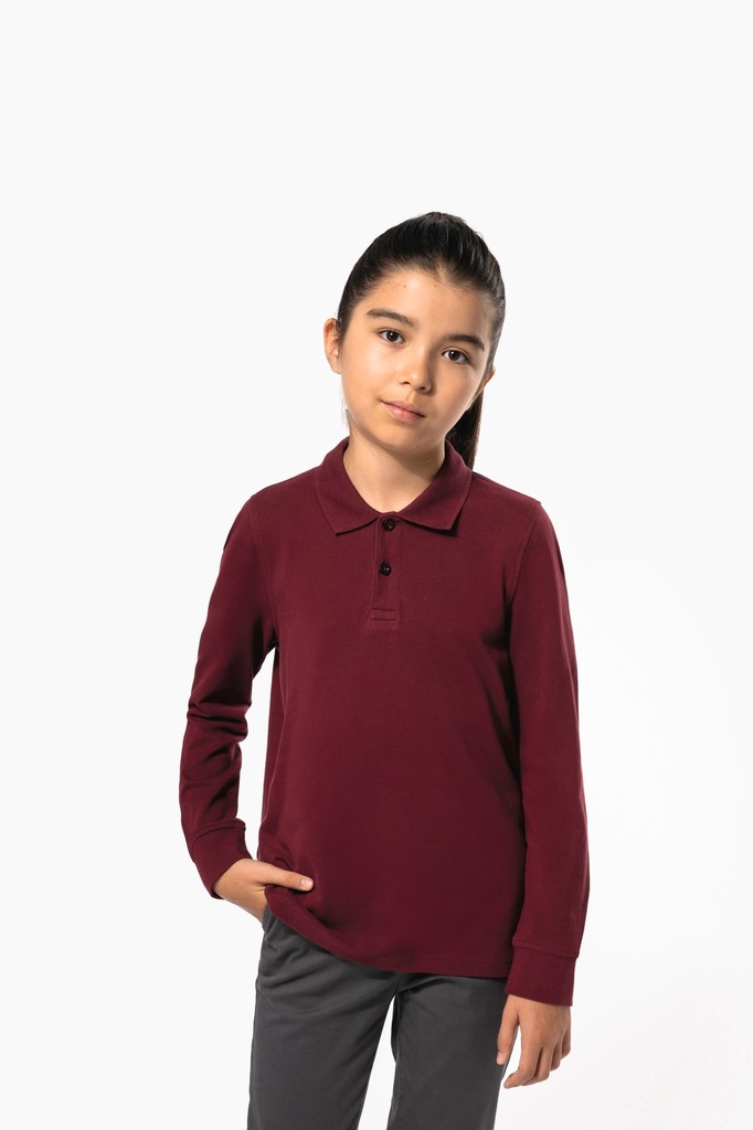 Polo manches longues enfant (12/14 ans)