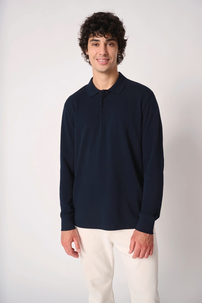 Polo piqué LSL homme (XS)