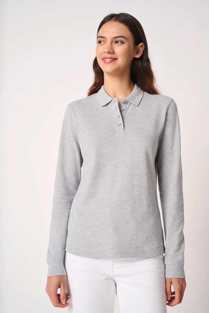 Polo piqué LSL femme (XS)