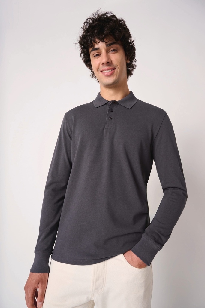 Polo piqué LSL homme (XS)