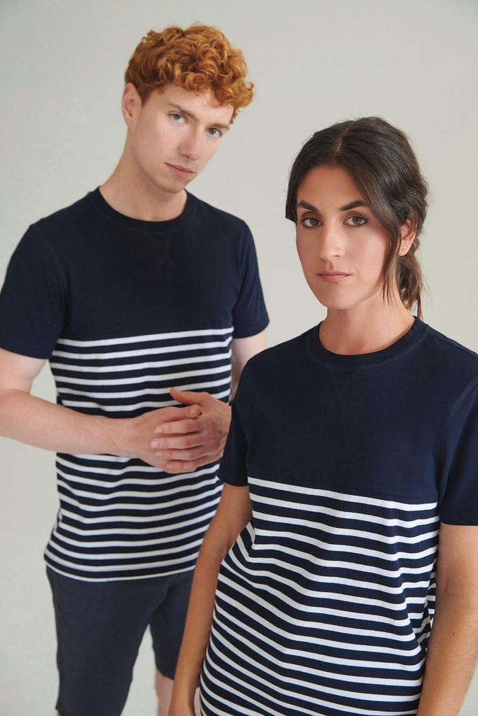 T-shirt breton à manches courtes (XS)