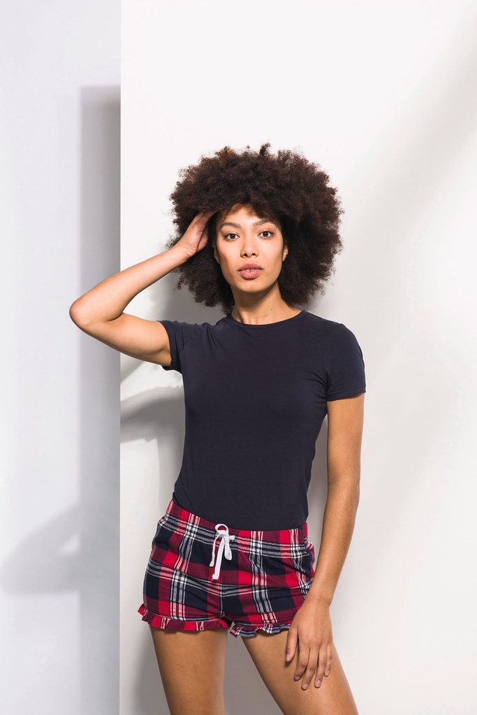 Short femme à motif tartan (XXS)