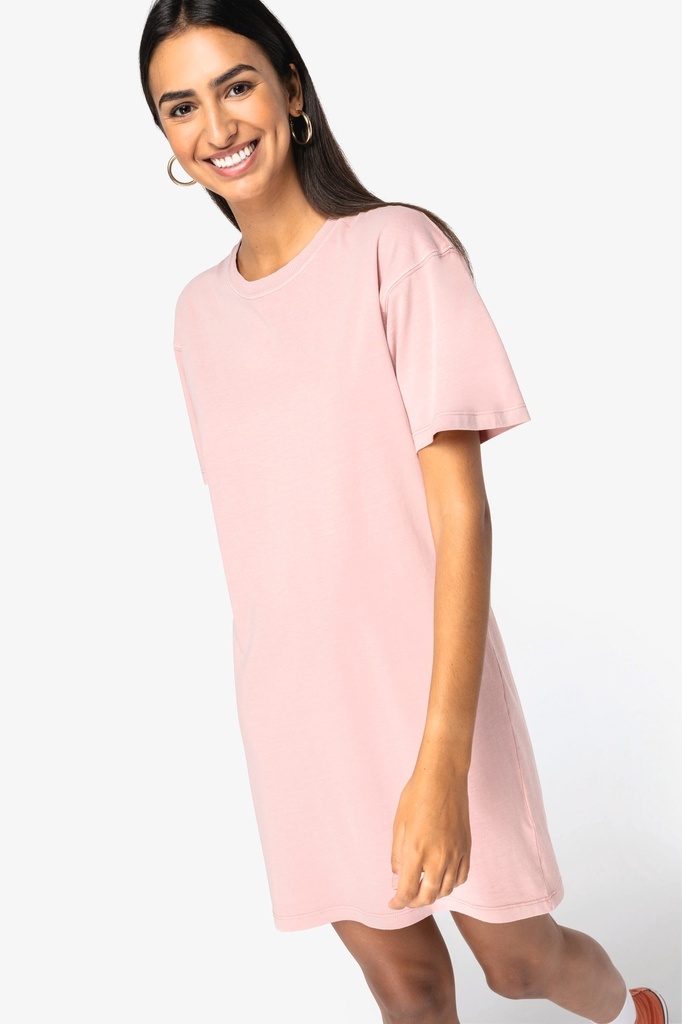 Robe t-shirt écoresponsable délavée femme (XS)