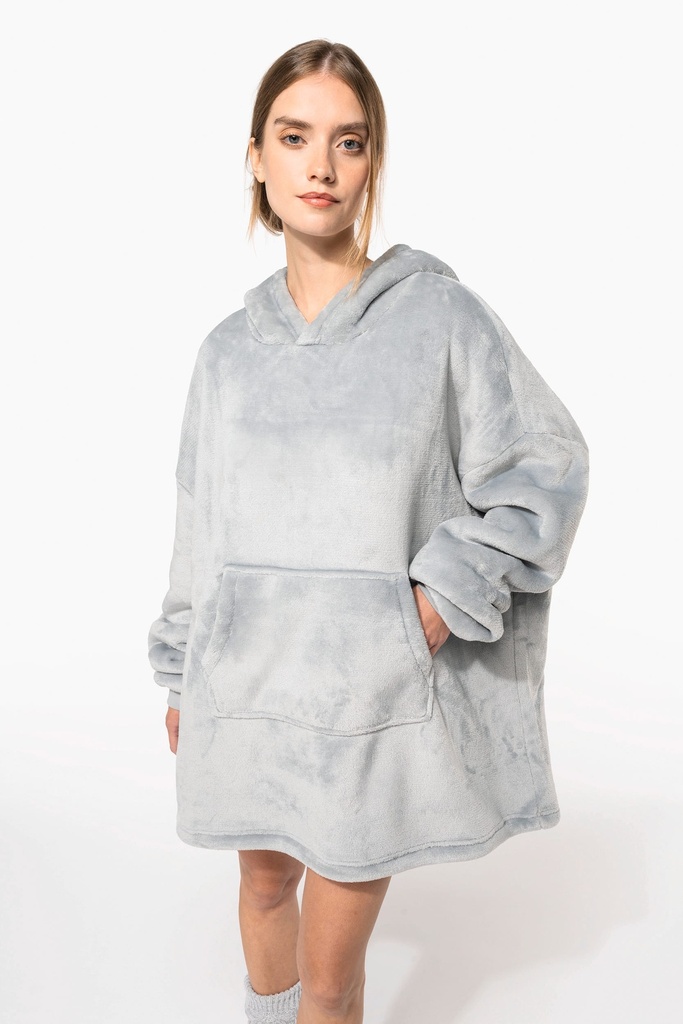 [K410] Plaid poncho unisexe