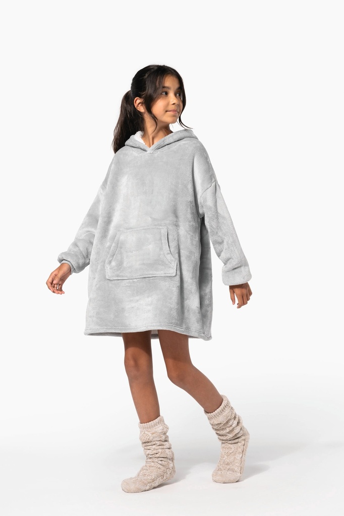 [K430] Plaid poncho enfant