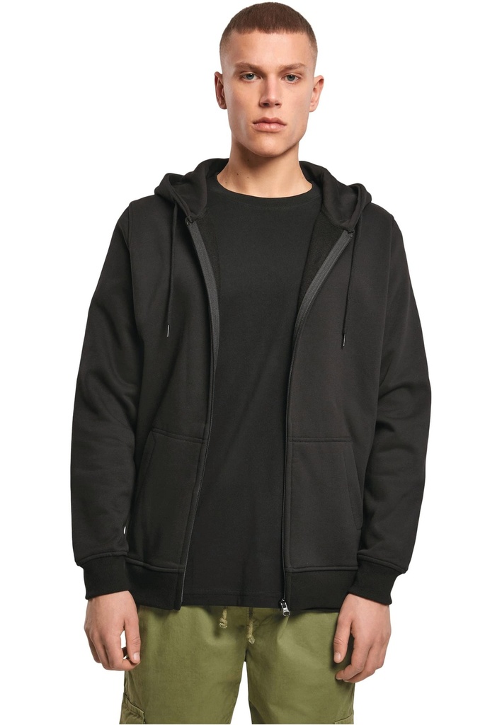 Sweat zippé capuche lourd (S)